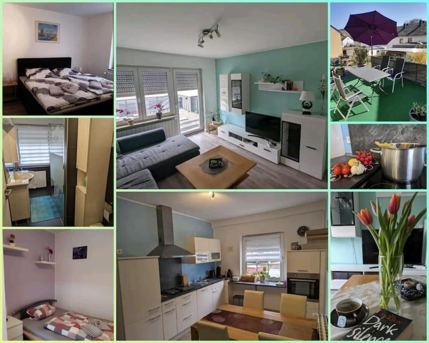Ferienwohnung Philippi - Moselblick Mit Grosser Dachterrasse, 75 Qm, Hunde Willkommen Mehring  Esterno foto